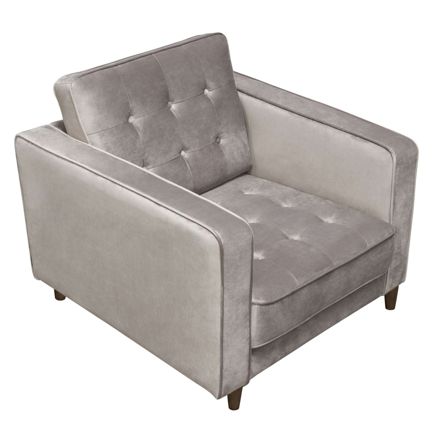 Juniper Tufted Chair in Velvet by Diamond Sofa