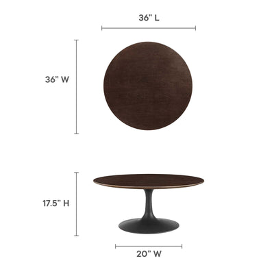 Lippa 36" Round Wood Coffee Table