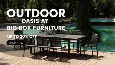 Create your Holiday Oasis in your own Backyard with Big Box Furniture!