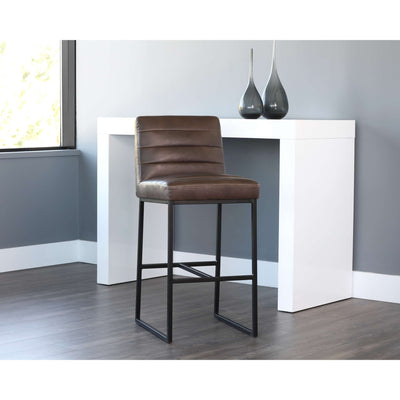 Spyros Barstool - Havana Dark Brown