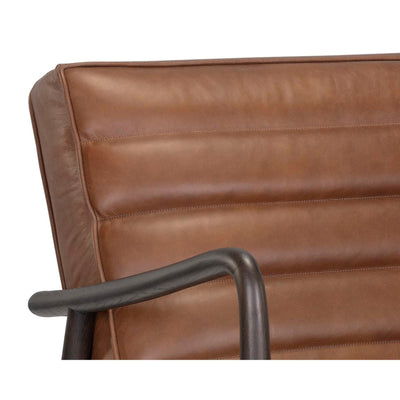 Lyric Lounge Chair - Vintage Caramel Leather