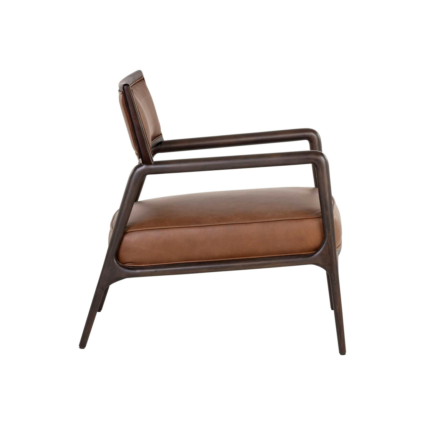 Damien Lounge Chair - Vintage Caramel Leather