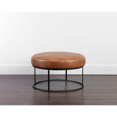 Elgin Ottoman - Tobacco Tan
