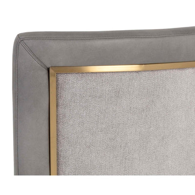 Alister Counter Stool - Bravo Metal / Polo Club Stone