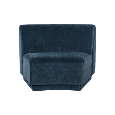 Jaclyn Modular - Armless Chair - Danny Dusty Blue