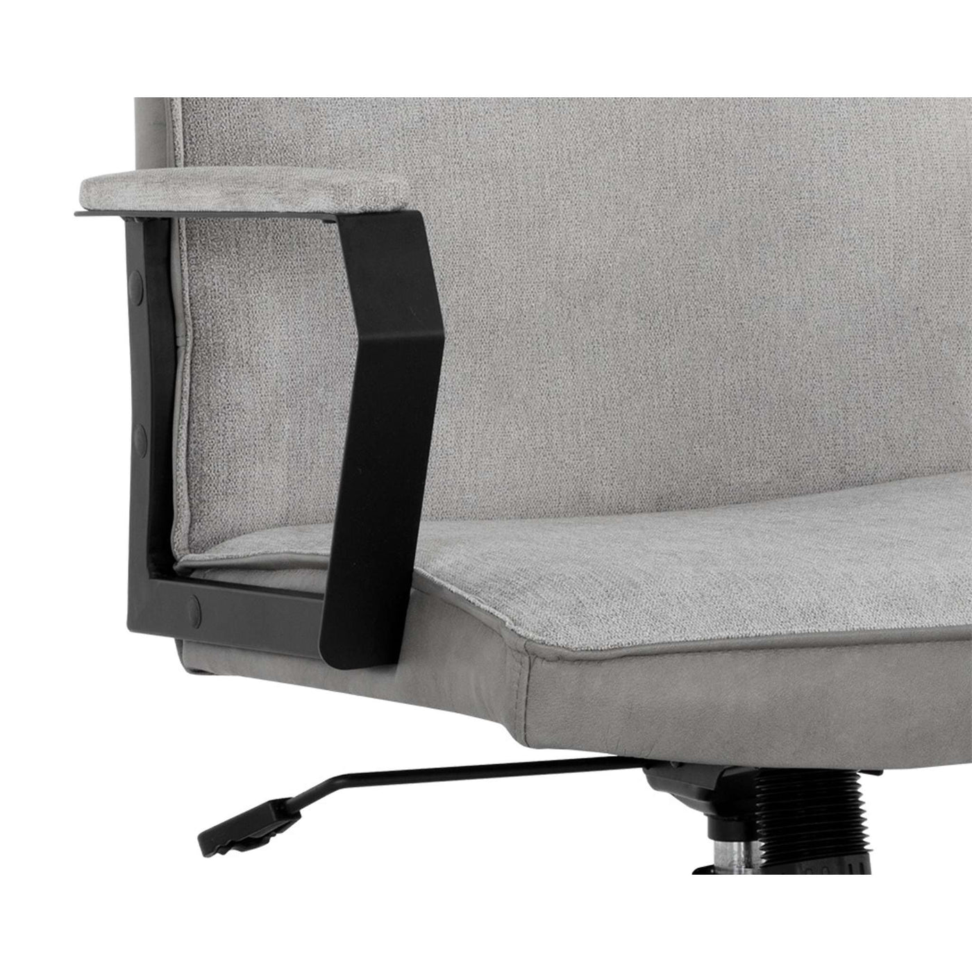 Swanson Office Chair - Polo Club Stone / Bravo Metal