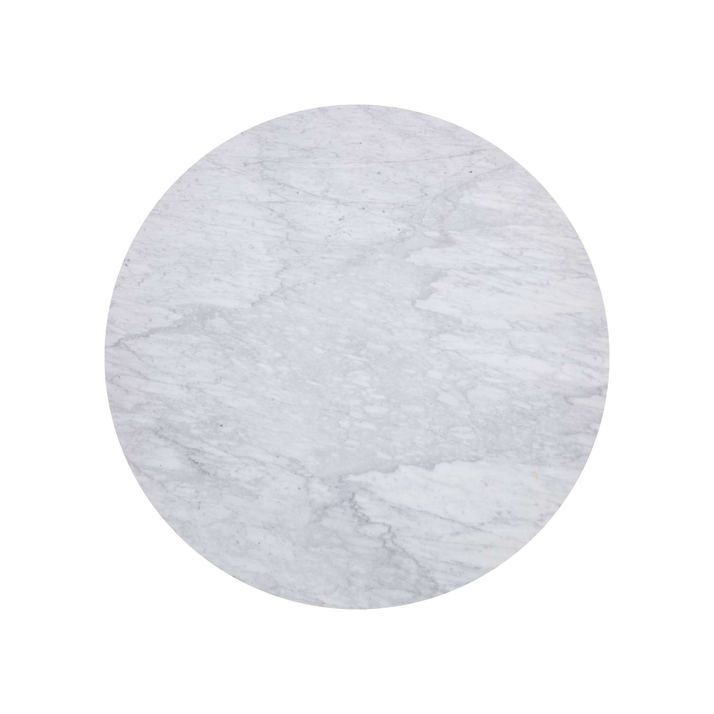 Paloma Dining Table - Round - White Marble - 54"