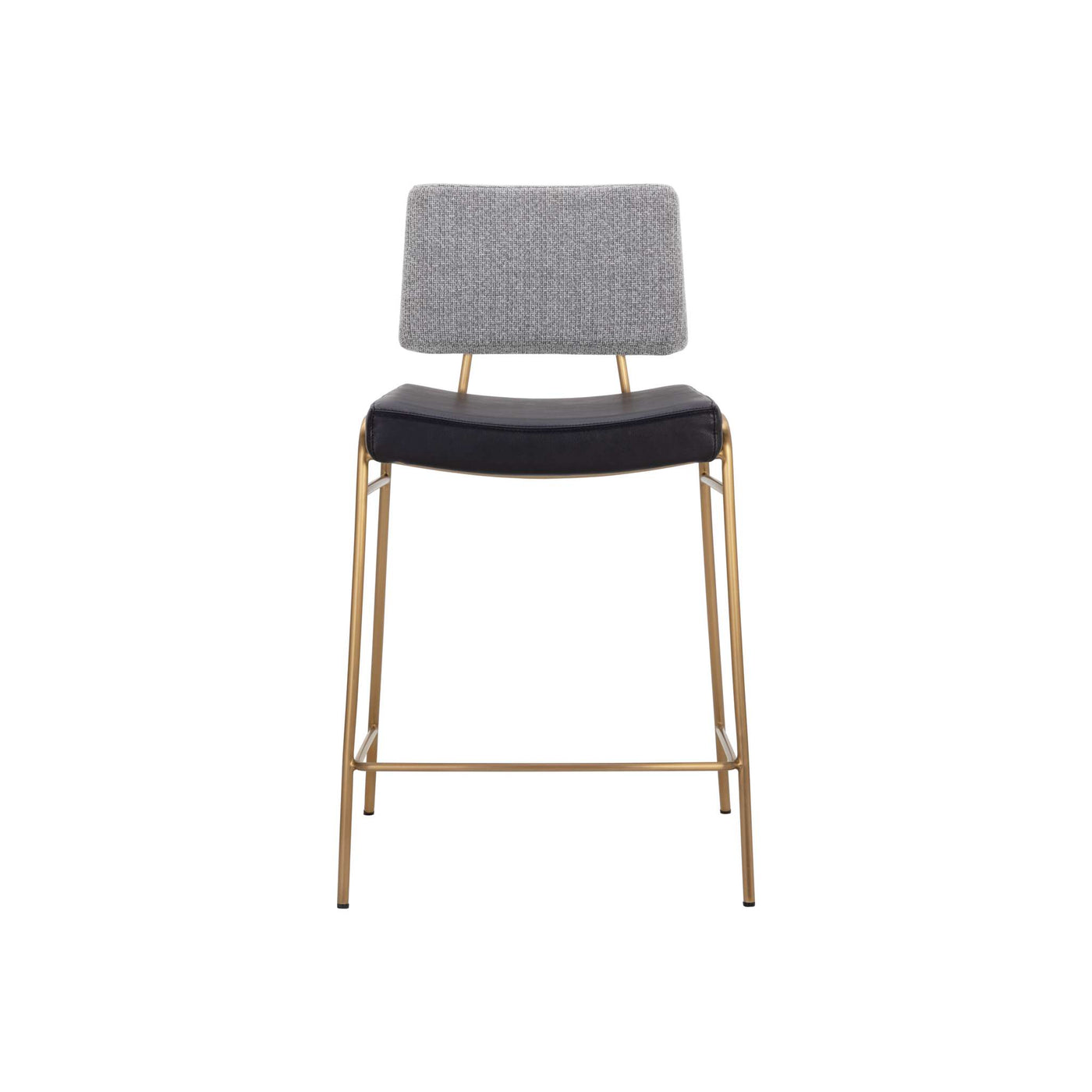 Brinley Counter Stool - Gold - Nightfall Black / Chacha Grey