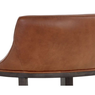Brylea Counter Stool - Brown - Shalimar Tobacco Leather