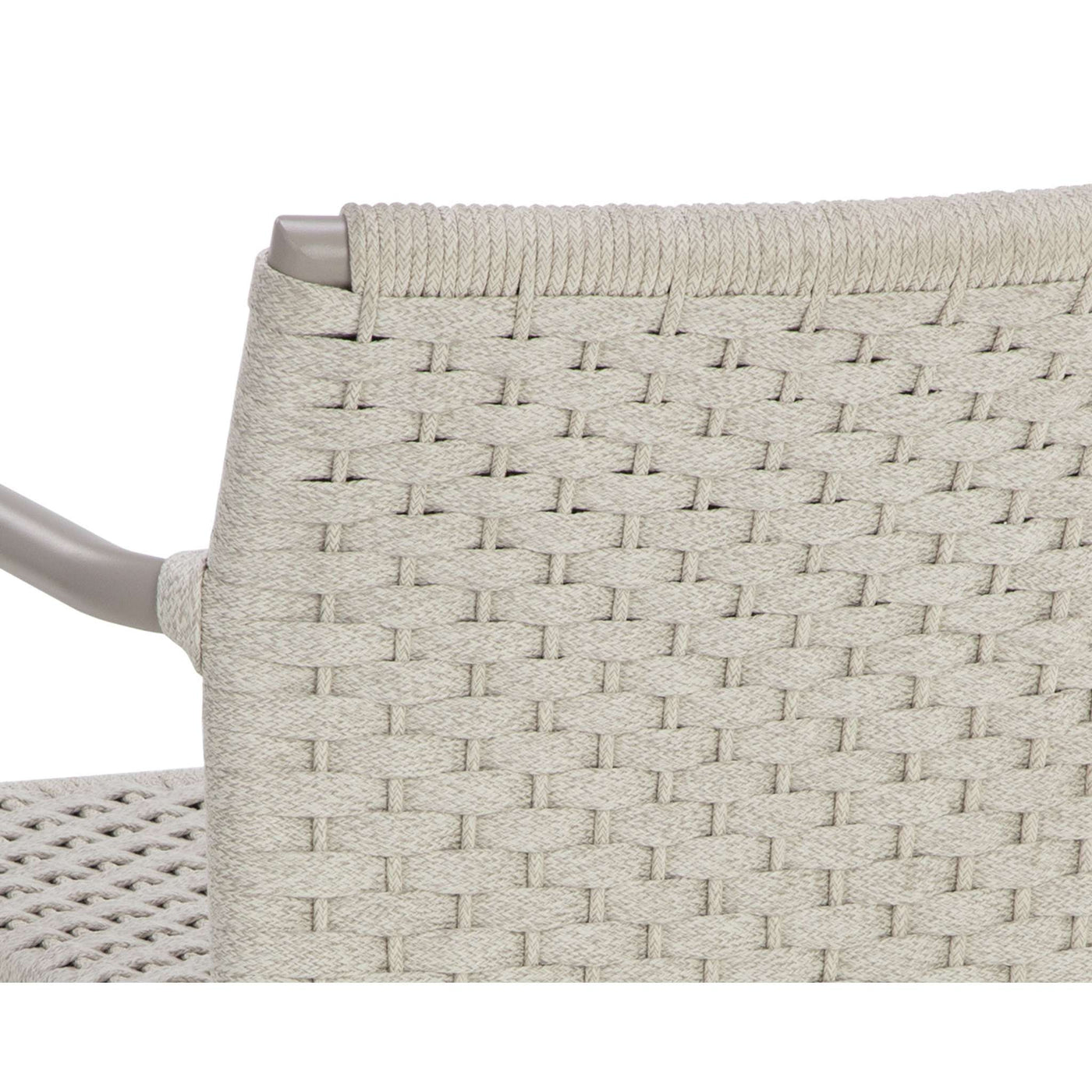 Casella Stackable Dining Armchair - Greige - Cream (Sef Of 2)
