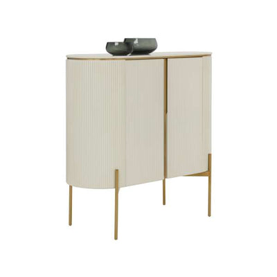 Paloma Bar Cabinet - High Gloss Cream
