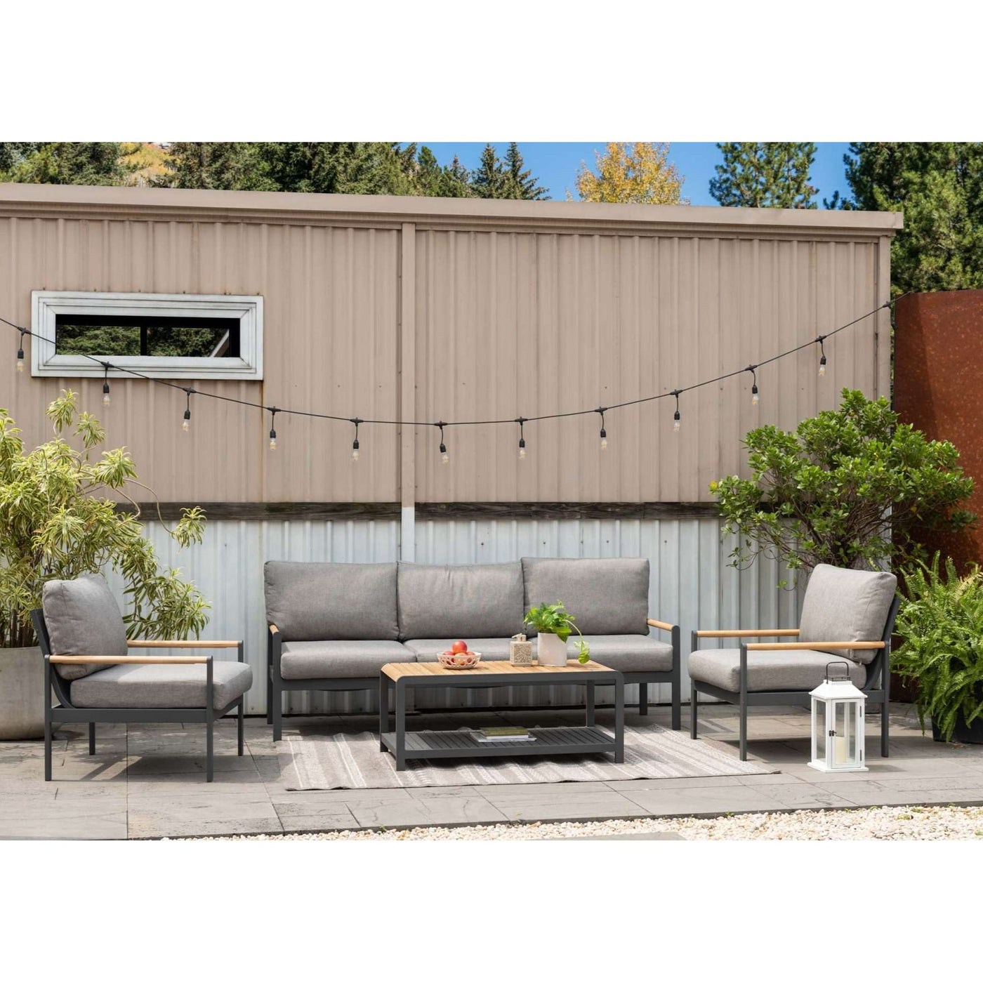 Amazonia Amber 4 Pieces Seating Set