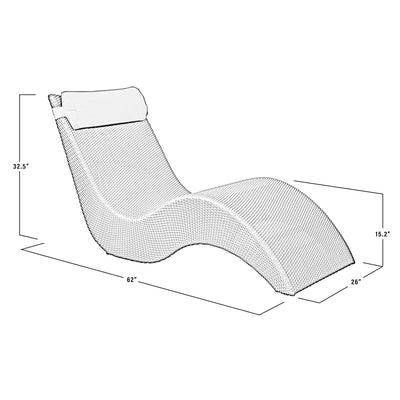 Atlantis In-Pool Chaise Set of Two