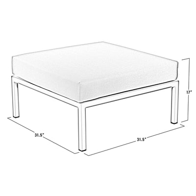 Bahamian Sectional Ottoman