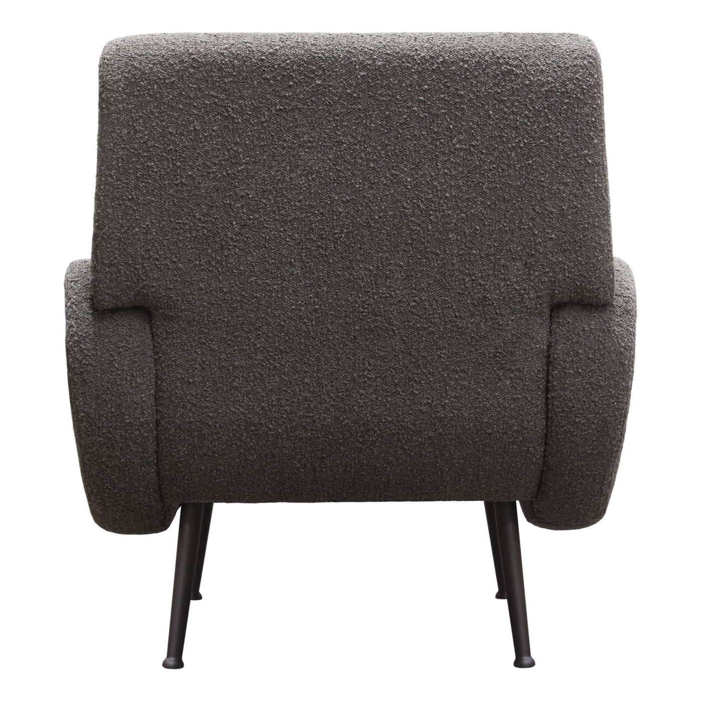 Cameron Accent Chair in Chair Boucle Textured Fabric w/ Black Leg by Diamond Sofa