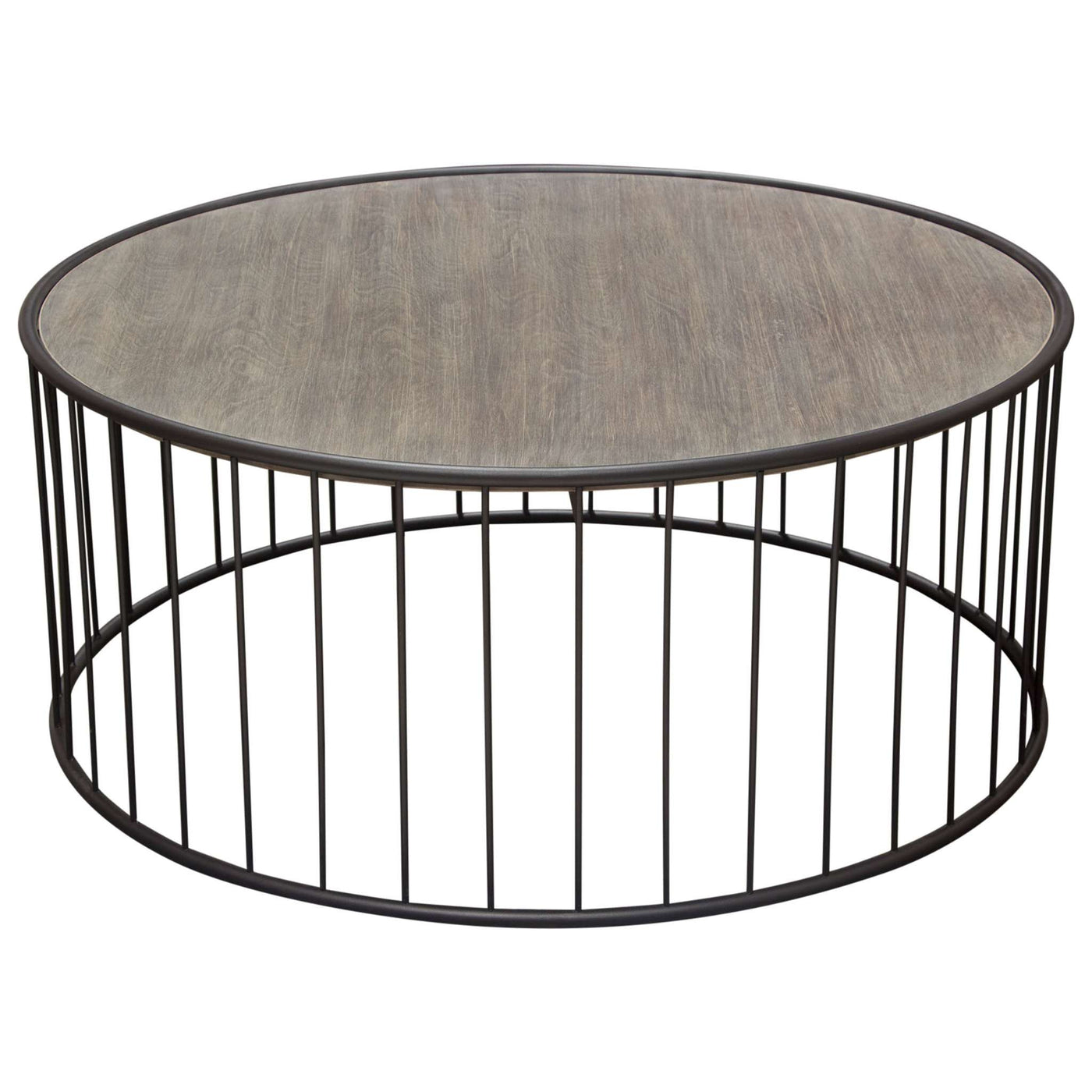 Gibson Table with Finished Top and Metal Base by Diamond Sofa
