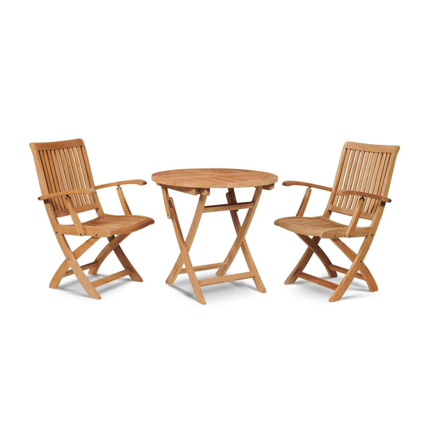 Winford Teak Outdoor Dining Folding Armchair