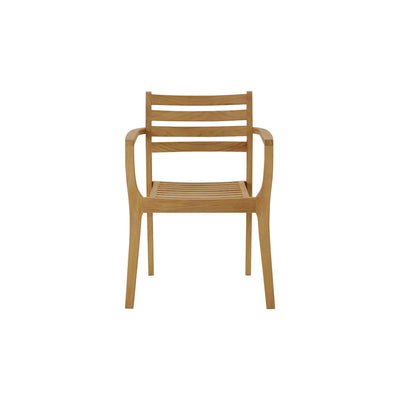Kolding Teak Outdoor Dining Stacking Armchair (Set of 4)