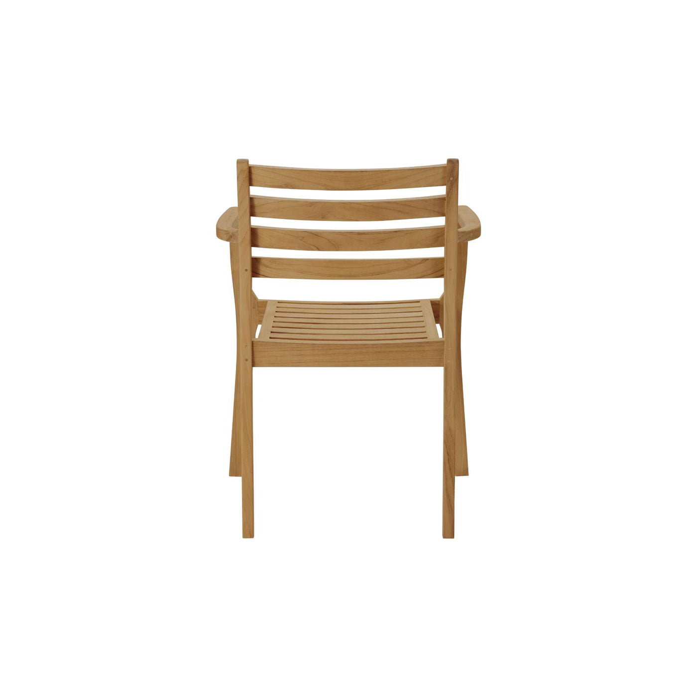 Kolding Teak Outdoor Dining Stacking Armchair (Set of 4)