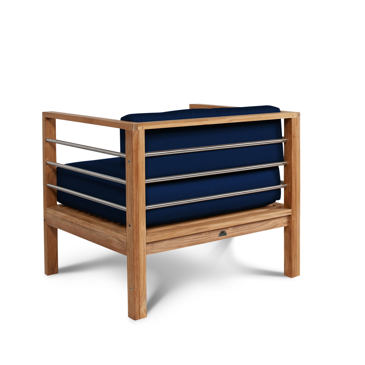 SoHo Teak Outdoor Club Chair with Sunbrella® Canvas Cushion