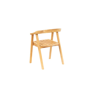 La Costa Teak Outdoor Barrel Back Dining Armchair
