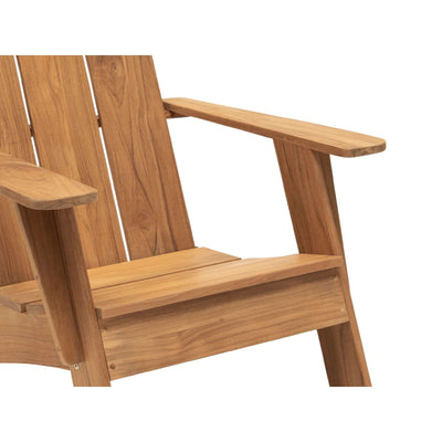 Bainbridge Teak Outdoor Adirondack Lounge Chair