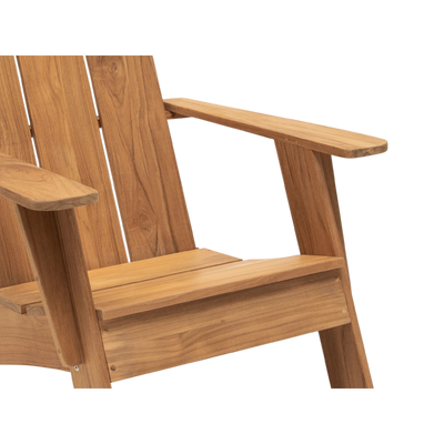 Bainbridge Teak Outdoor Adirondack Lounge Chair