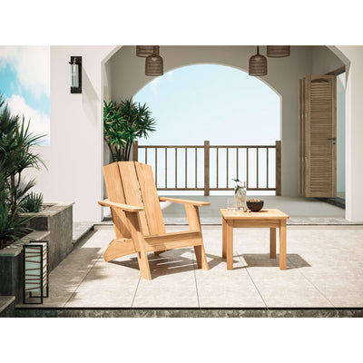 Bainbridge Teak Outdoor Adirondack Lounge Chair