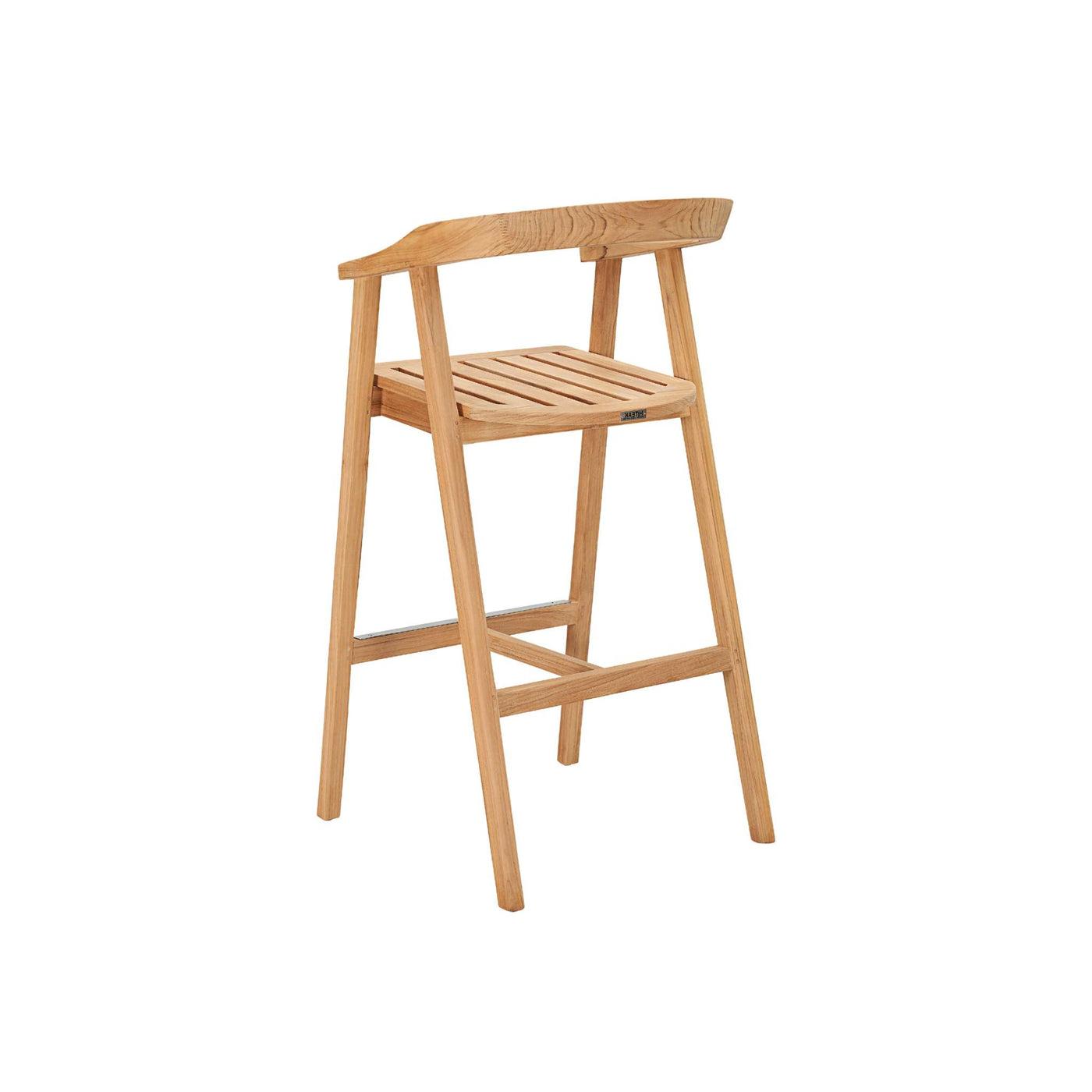 La Costa Teak Outdoor Barrel Back Bar Armchair
