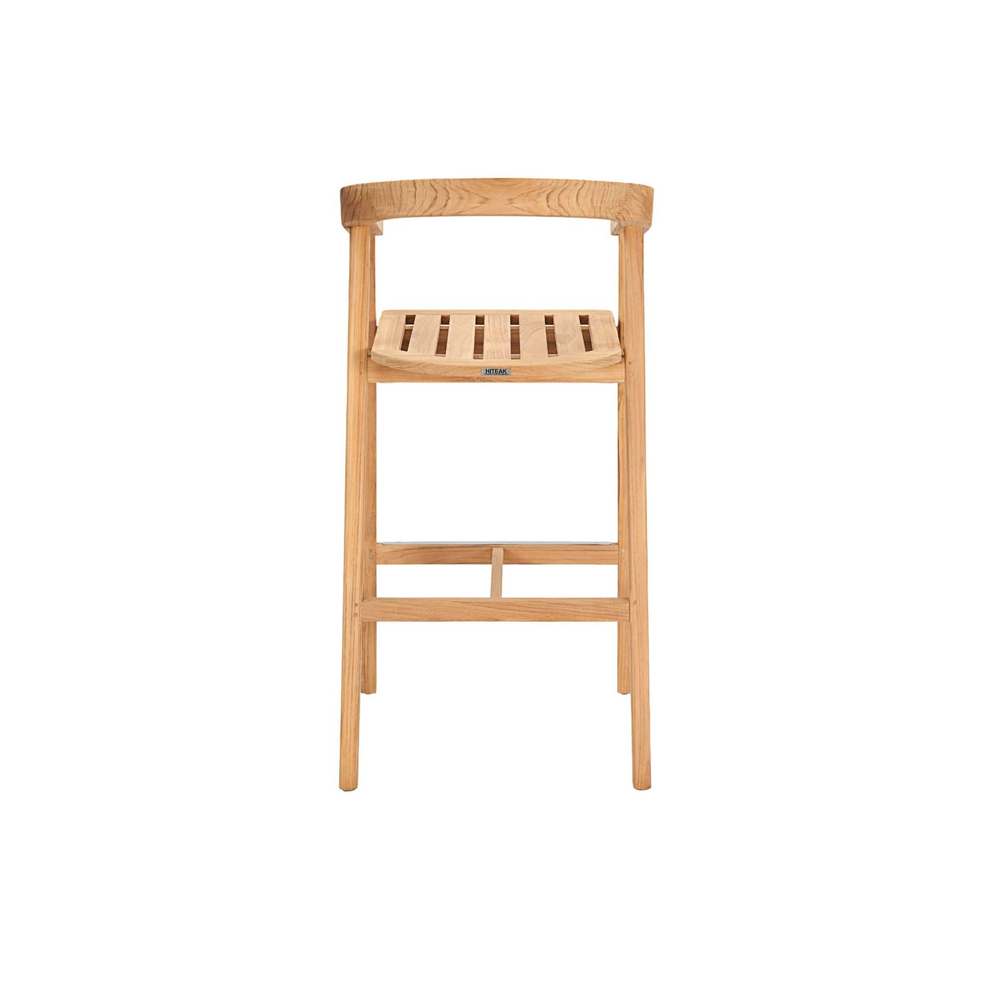 La Costa Teak Outdoor Barrel Back Bar Armchair