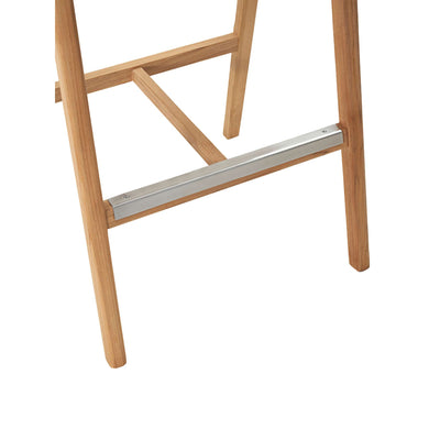La Costa Teak Outdoor Barrel Back Bar Armchair