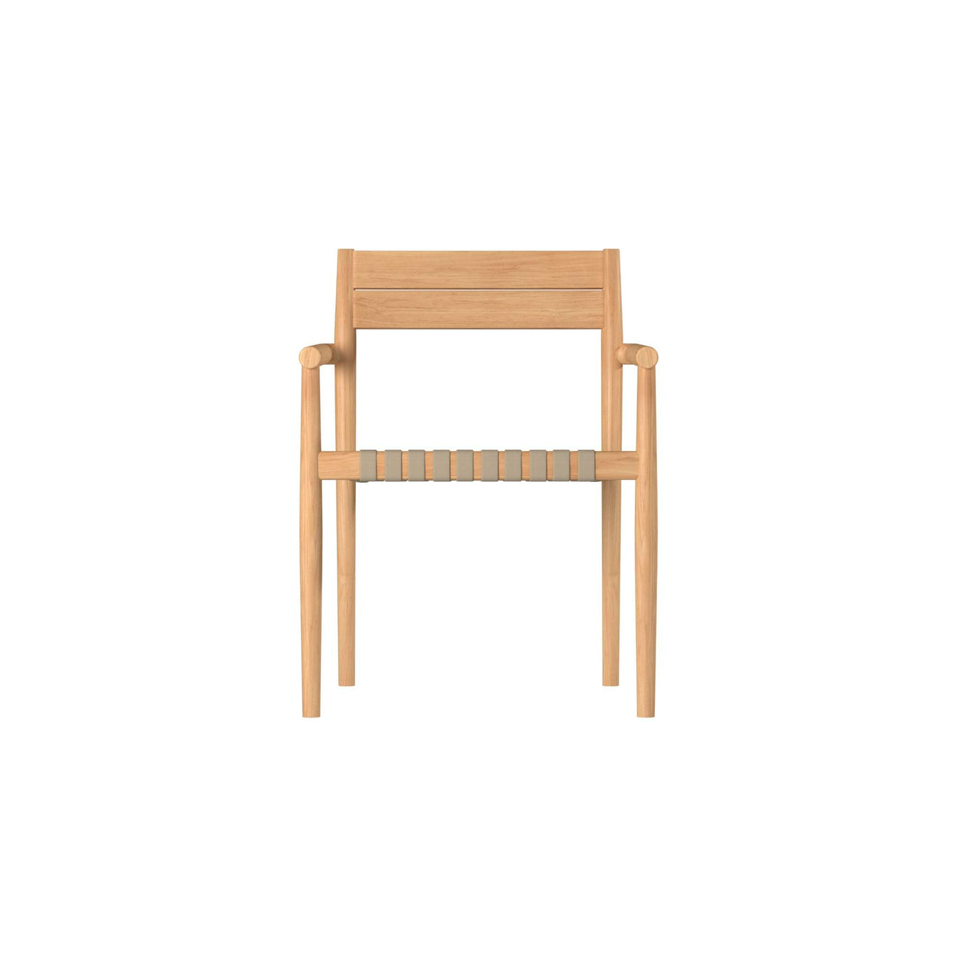 Siena Teak Outdoor Woven Stacking Armchair (Set of 4)
