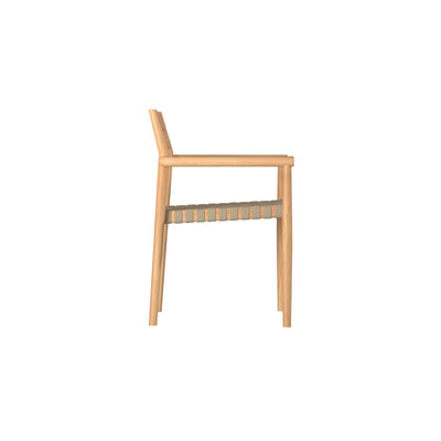 Siena Teak Outdoor Woven Stacking Armchair (Set of 4)