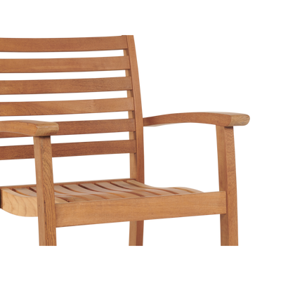 Royal Teak Outdoor Dining Stacking Armchair (Set of 4)