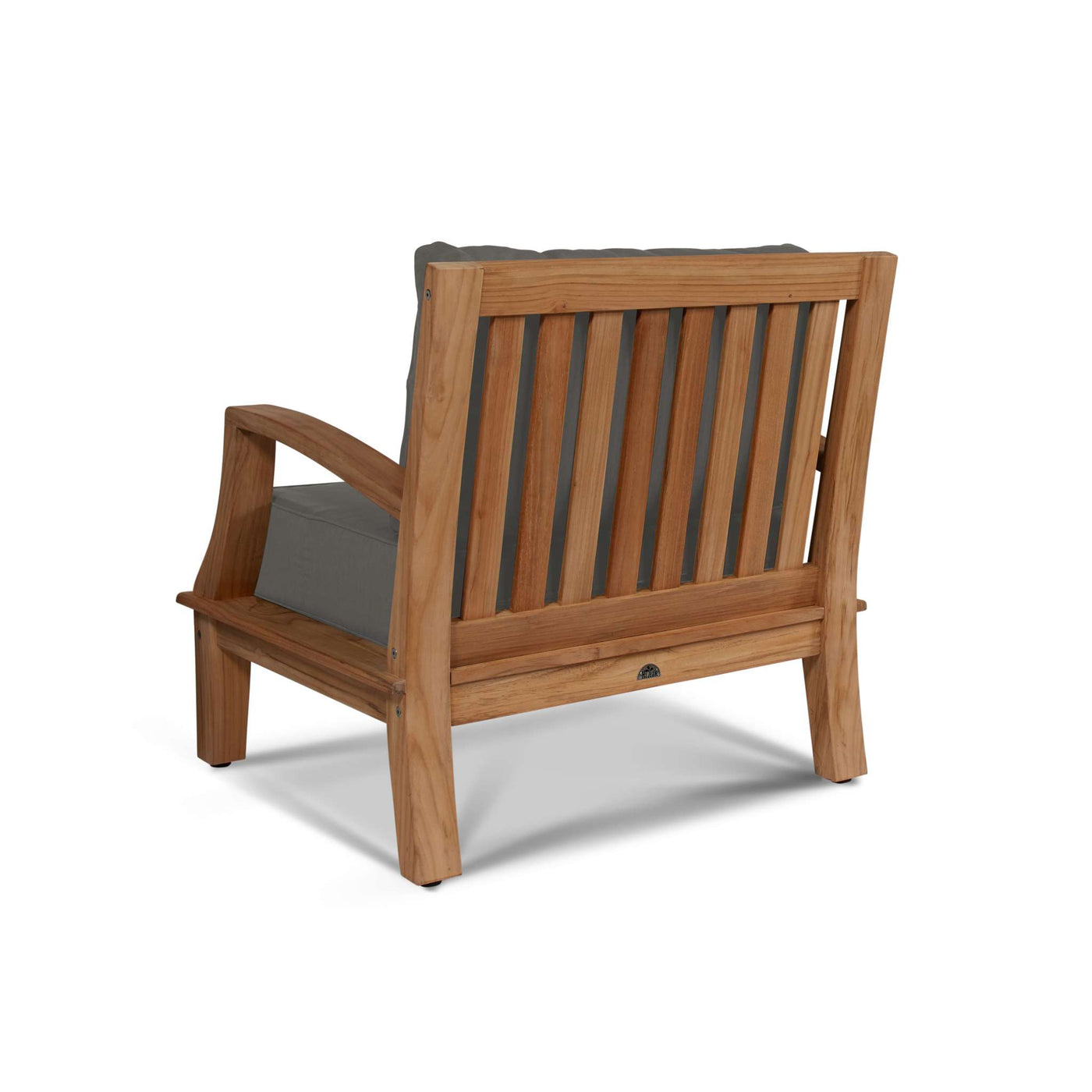 Grande Teak Outdoor Club Chair with Sunbrella® Canvas Cushion