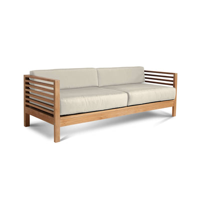 Summer Teak Outdoor Sofa with Sunbrella® Canvas Cushion