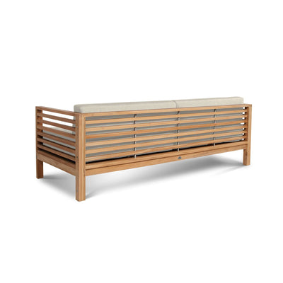 Summer Teak Outdoor Sofa with Sunbrella® Canvas Cushion