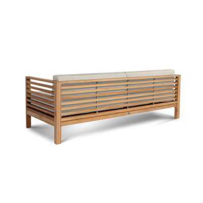 Summer Teak Outdoor Sofa with Sunbrella® Canvas Cushion