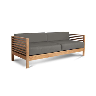 Summer Teak Outdoor Sofa with Sunbrella® Canvas Cushion