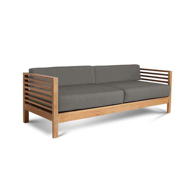Summer Teak Outdoor Sofa with Sunbrella® Canvas Cushion