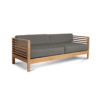 Summer Teak Outdoor Sofa with Sunbrella® Canvas Cushion