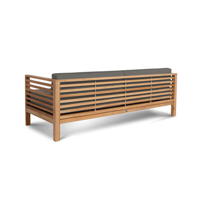 Summer Teak Outdoor Sofa with Sunbrella® Canvas Cushion