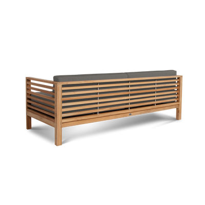 Summer Teak Outdoor Sofa with Sunbrella® Canvas Cushion