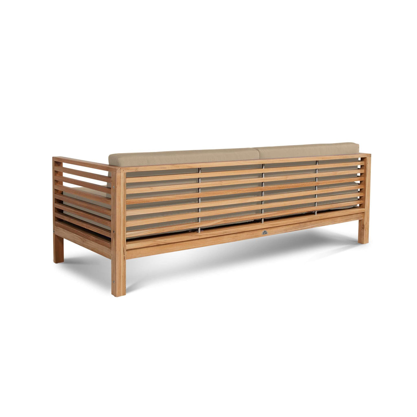 Summer Teak Outdoor Sofa with Sunbrella® Canvas Cushion