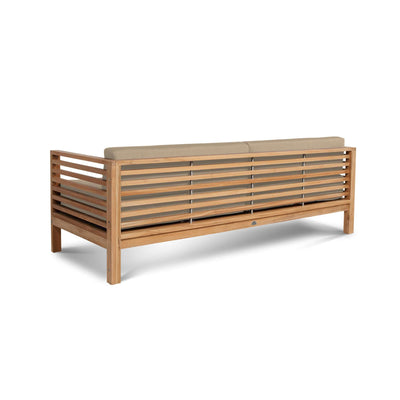 Summer Teak Outdoor Sofa with Sunbrella® Canvas Cushion