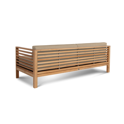 Summer Teak Outdoor Sofa with Sunbrella® Canvas Cushion