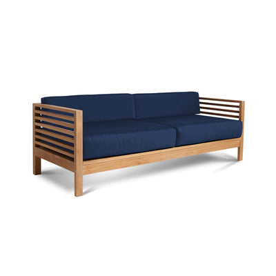 Summer Teak Outdoor Sofa with Sunbrella® Canvas Cushion