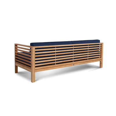 Summer Teak Outdoor Sofa with Sunbrella® Canvas Cushion