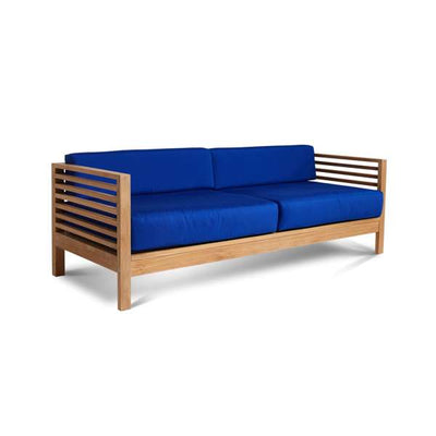 Summer Teak Outdoor Sofa with Sunbrella® Canvas Cushion