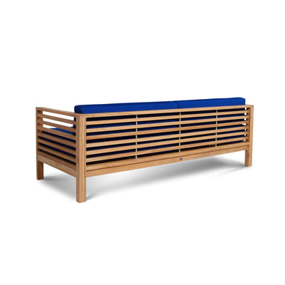 Summer Teak Outdoor Sofa with Sunbrella® Canvas Cushion